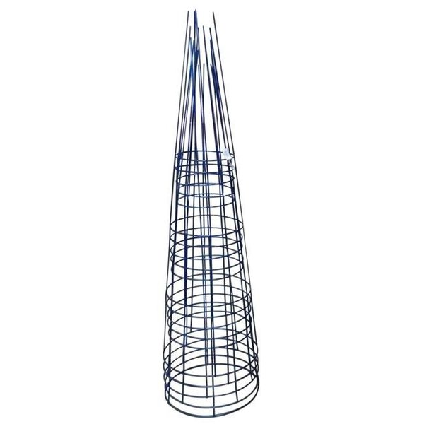 Glamos Wire Products Glamos Wire Products 286272 54 in. Heavy Duty Blazin Gemz Sapphire Blue Plant Support - Pack of 5 286272